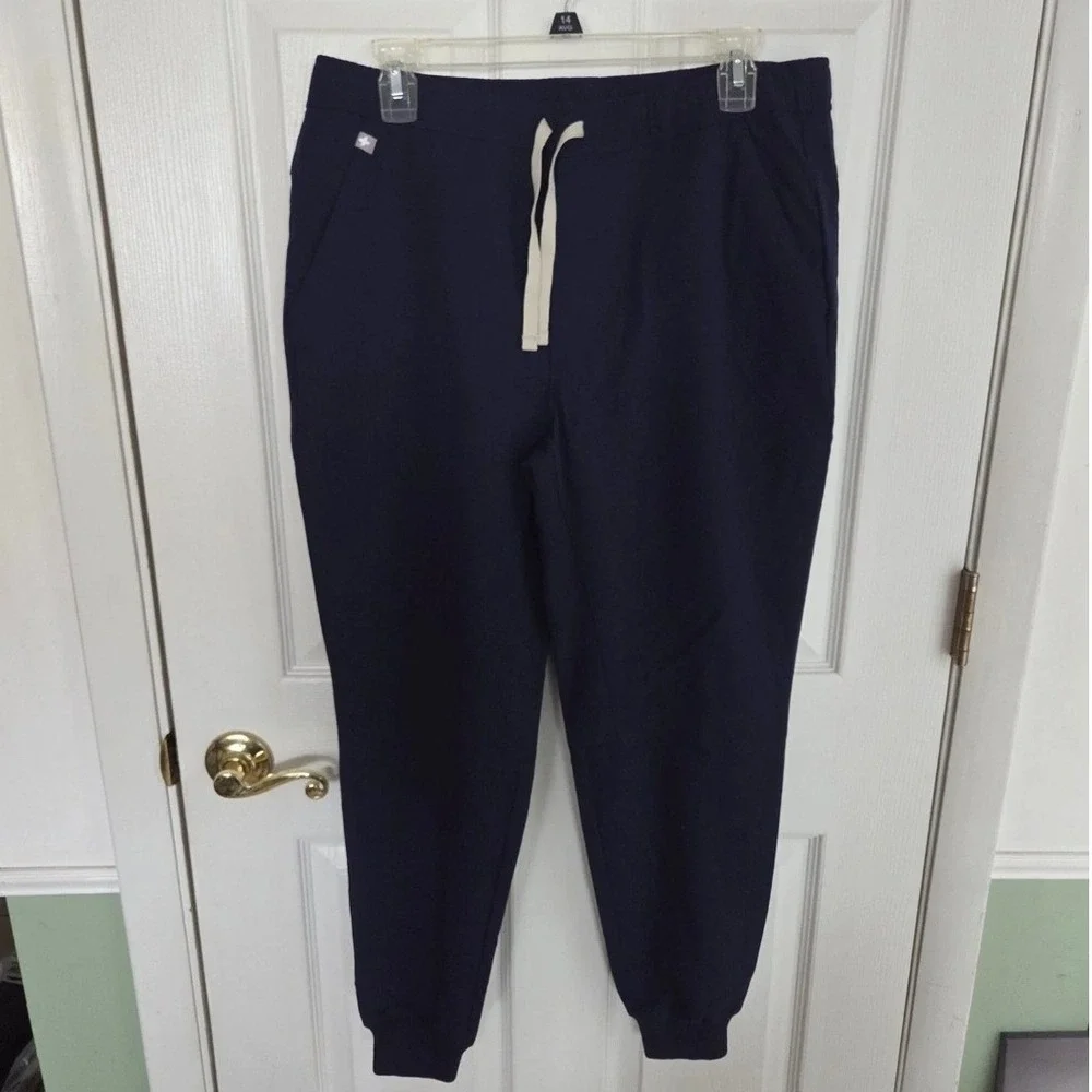 FIGS Zamora Jogger Scrub Pants Navy Blue M21SW2051S Mens Medium Regular‎ Stretch